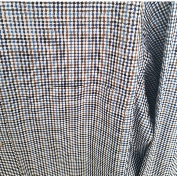 Jos A. Bank Mens Dress Button Down Travelers Collection Shirt Medium - Picture 5 of 5